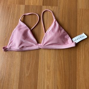 NWT pacsun pink bikini top